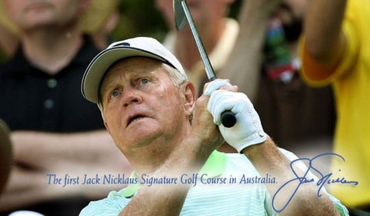 The first Jack Nicklaus signature gold course in Australia